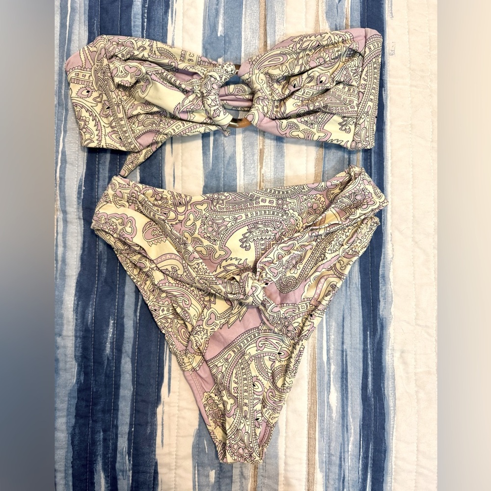 Montce Lilac Paisley Bikini Set